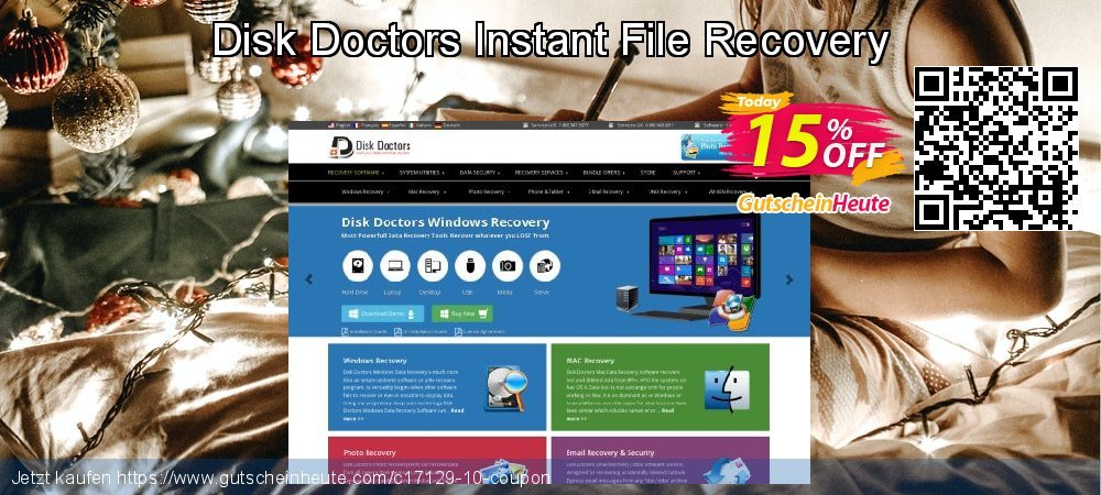 Disk Doctors Instant File Recovery formidable Preisnachlass Bildschirmfoto