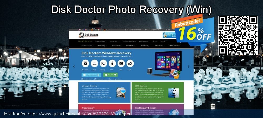 Disk Doctor Photo Recovery - Win  großartig Preisnachlässe Bildschirmfoto