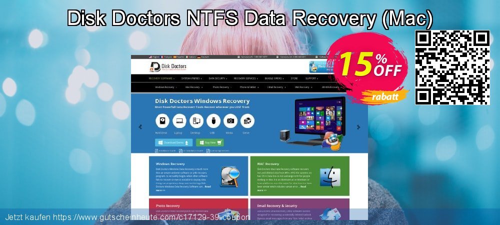 Disk Doctors NTFS Data Recovery - Mac  wundervoll Disagio Bildschirmfoto
