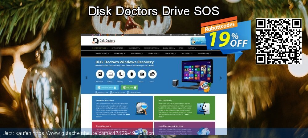 Disk Doctors Drive SOS umwerfenden Ermäßigungen Bildschirmfoto