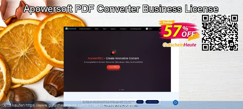 Apowersoft PDF Converter Business License wunderbar Außendienst-Promotions Bildschirmfoto