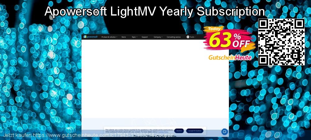 Apowersoft LightMV Yearly Subscription toll Ermäßigungen Bildschirmfoto