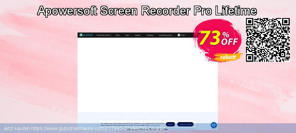 Apowersoft Screen Recorder Pro Lifetime besten Angebote Bildschirmfoto