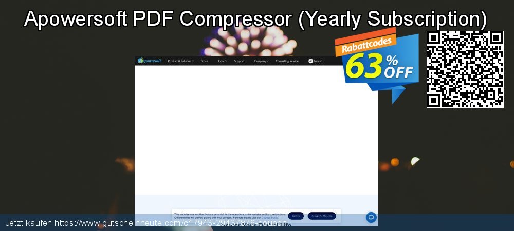 Apowersoft PDF Compressor - Yearly Subscription  formidable Ausverkauf Bildschirmfoto