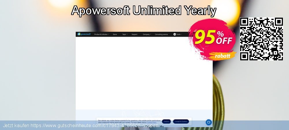 Apowersoft Unlimited Yearly erstaunlich Ausverkauf Bildschirmfoto