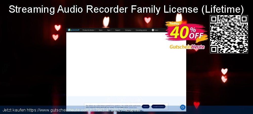 Streaming Audio Recorder Family License - Lifetime  Exzellent Angebote Bildschirmfoto