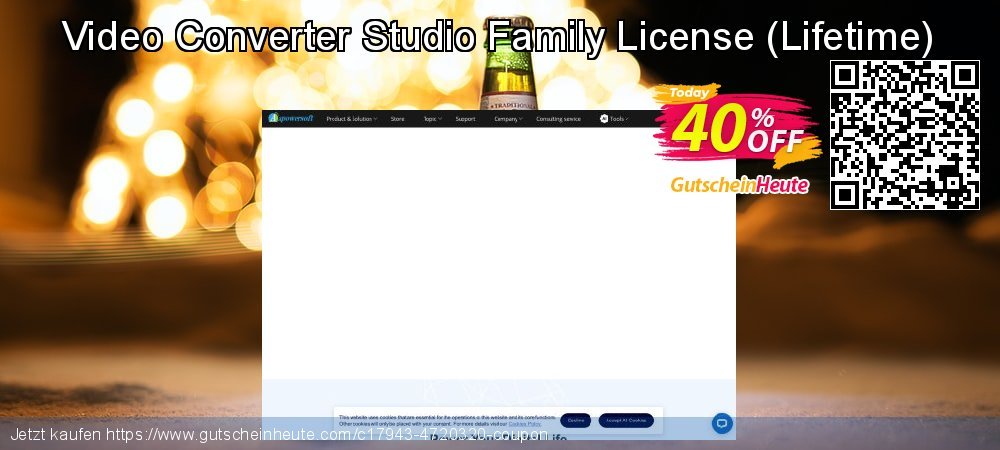 Video Converter Studio Family License - Lifetime  aufregende Verkaufsförderung Bildschirmfoto