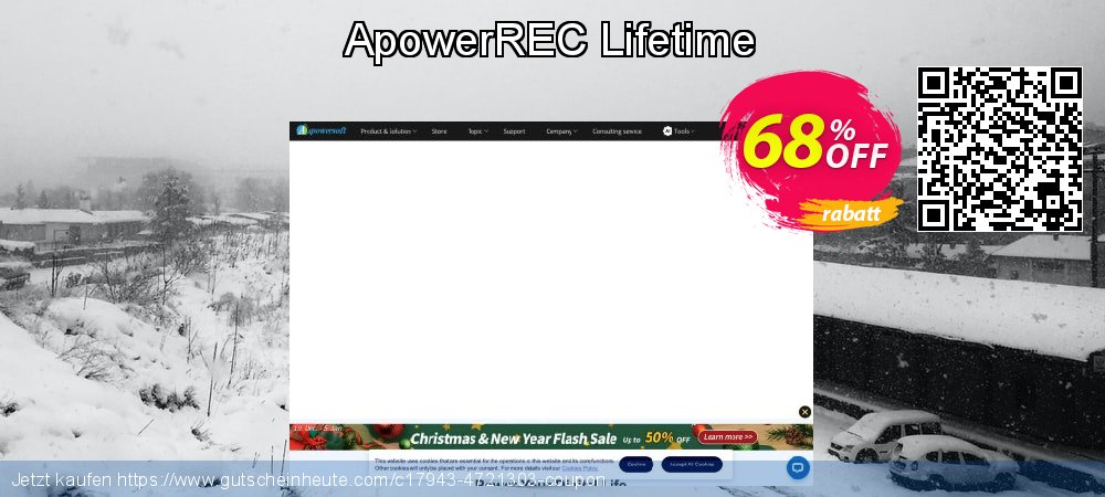 ApowerREC Lifetime toll Ermäßigung Bildschirmfoto