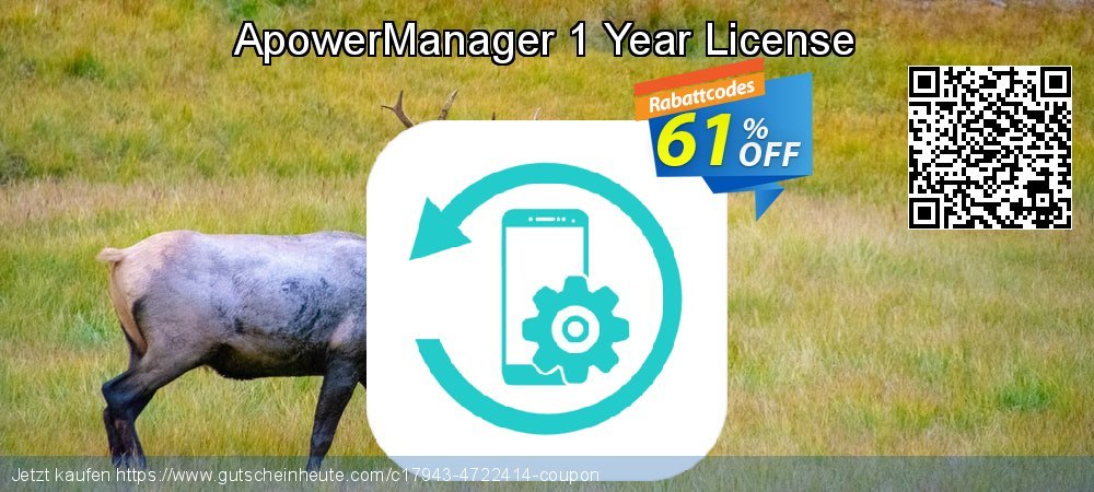 ApowerManager 1 Year License wunderschön Preisreduzierung Bildschirmfoto