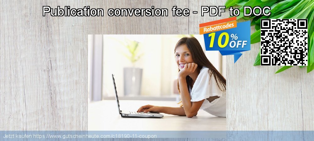 Publication conversion fee - PDF to DOC unglaublich Preisnachlässe Bildschirmfoto