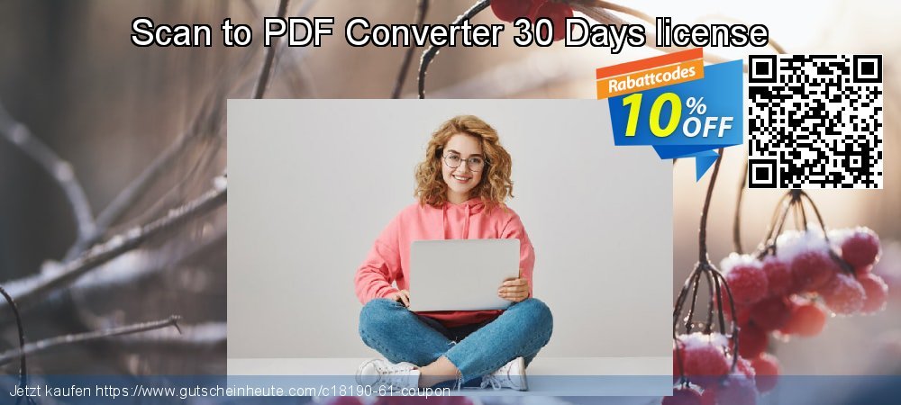 Scan to PDF Converter 30 Days license geniale Ermäßigungen Bildschirmfoto