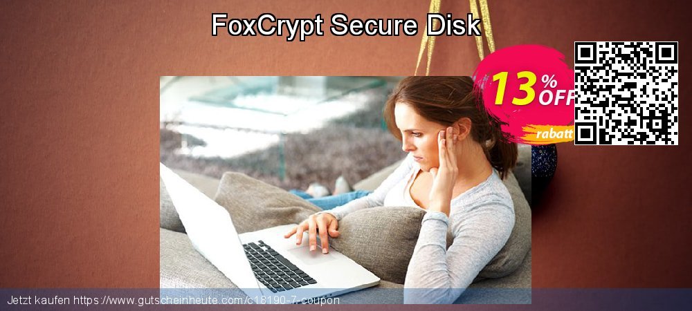 FoxCrypt Secure Disk wunderschön Beförderung Bildschirmfoto