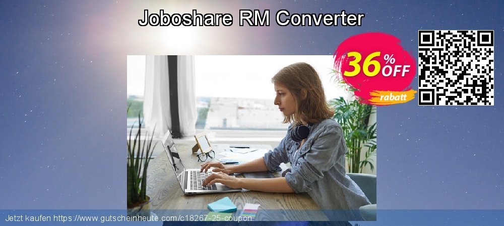 Joboshare RM Converter exklusiv Preisnachlass Bildschirmfoto