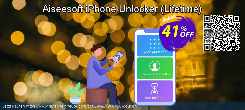 Aiseesoft iPhone Unlocker - Lifetime  faszinierende Disagio Bildschirmfoto
