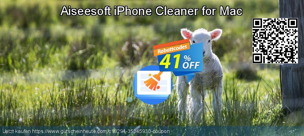 Aiseesoft iPhone Cleaner for Mac verblüffend Verkaufsförderung Bildschirmfoto