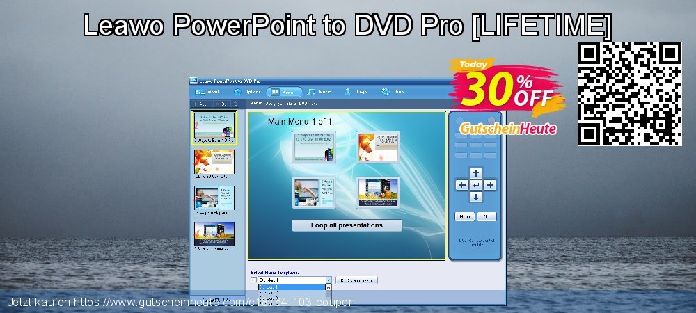 Leawo PowerPoint to DVD Pro  - LIFETIME  uneingeschränkt Preisnachlässe Bildschirmfoto