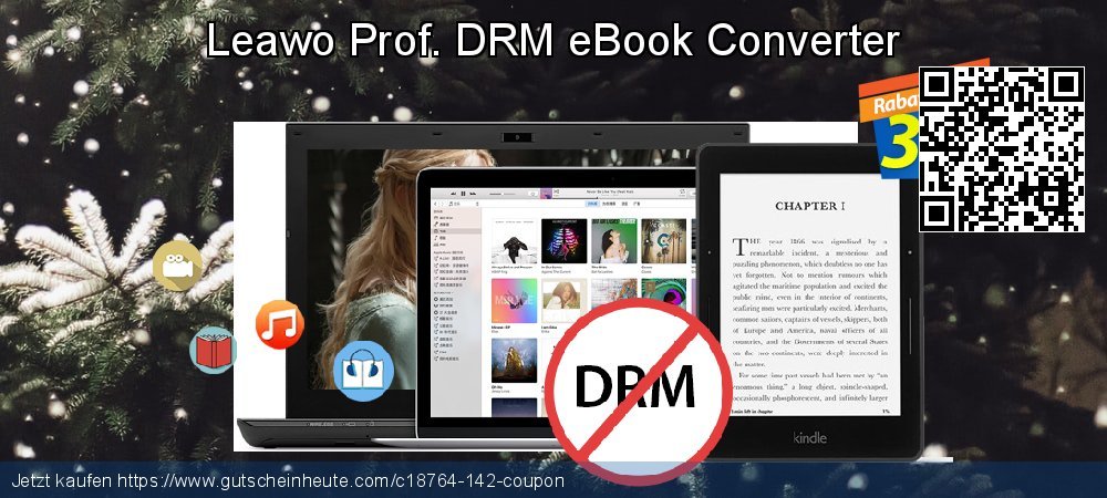 Leawo Prof. DRM eBook Converter großartig Ermäßigung Bildschirmfoto