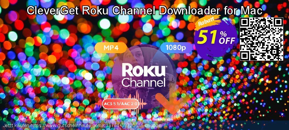 CleverGet Roku Channel Downloader for Mac aufregende Disagio Bildschirmfoto