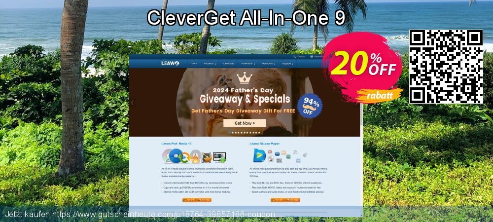 CleverGet All-In-One 9 besten Sale Aktionen Bildschirmfoto