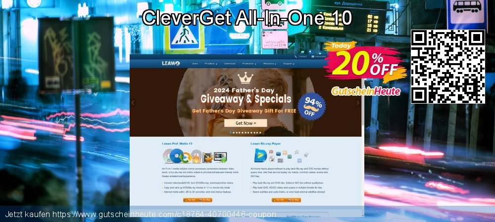 CleverGet All-In-One 10 ausschließlich Disagio Bildschirmfoto