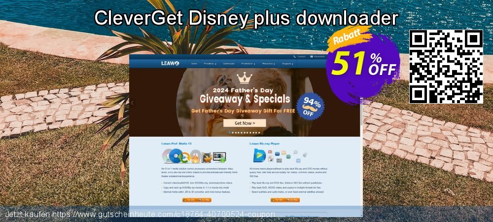 CleverGet Disney plus downloader verwunderlich Ermäßigungen Bildschirmfoto