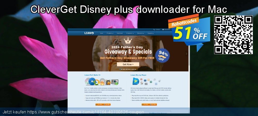 CleverGet Disney plus downloader for Mac Exzellent Angebote Bildschirmfoto