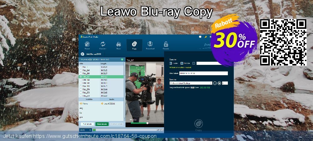 Leawo Blu-ray Copy fantastisch Angebote Bildschirmfoto