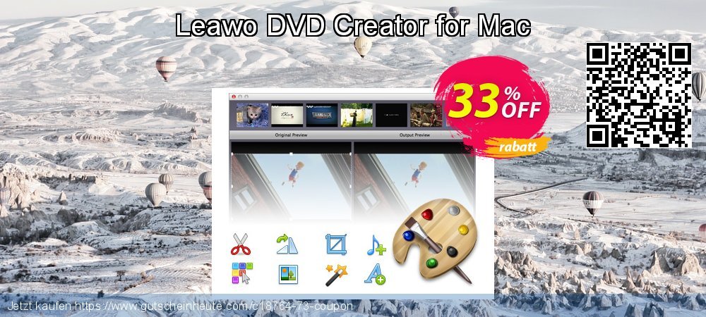 Leawo DVD Creator for Mac aufregenden Ermäßigungen Bildschirmfoto