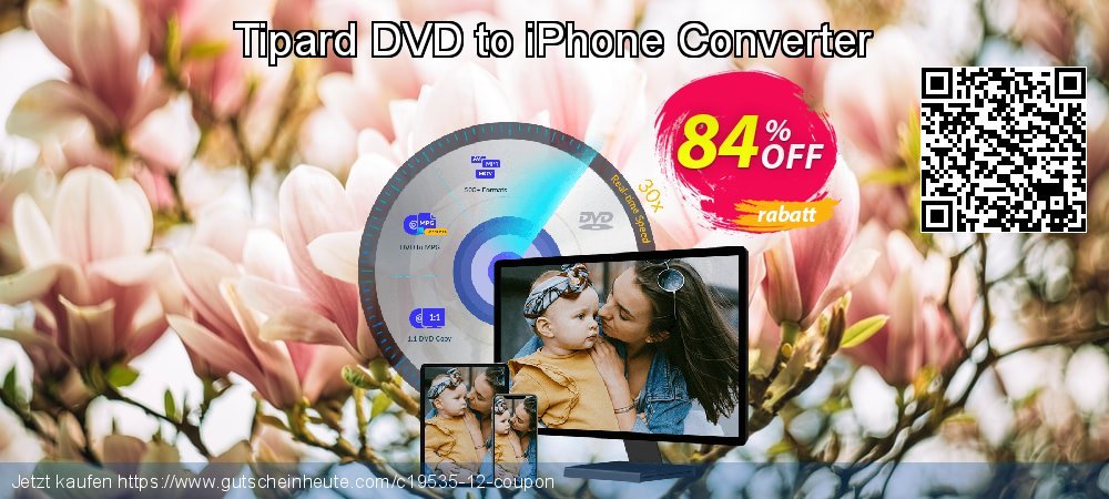 Tipard DVD to iPhone Converter genial Förderung Bildschirmfoto