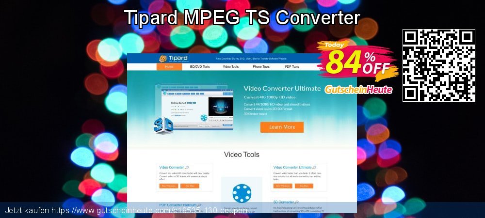 Tipard MPEG TS Converter aufregende Außendienst-Promotions Bildschirmfoto