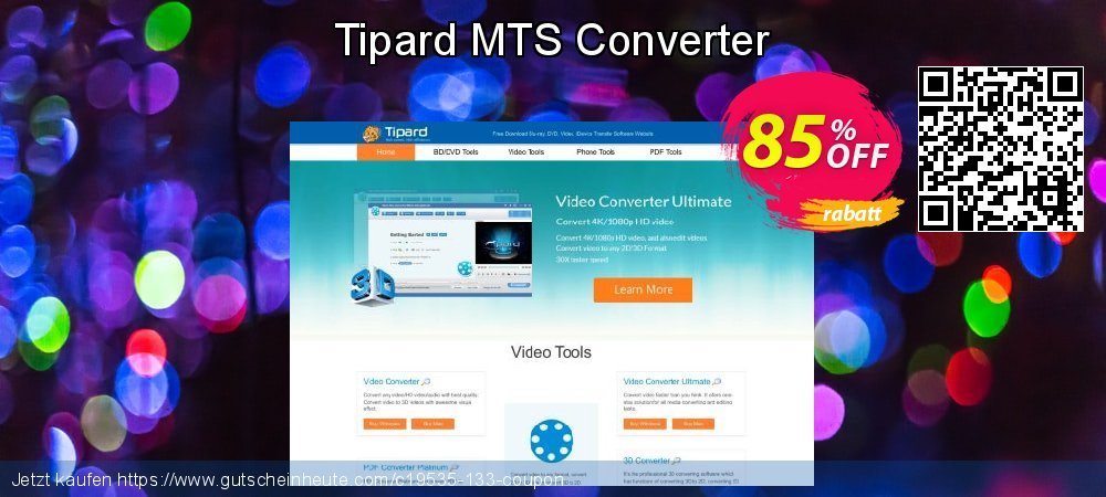 Tipard MTS Converter klasse Förderung Bildschirmfoto