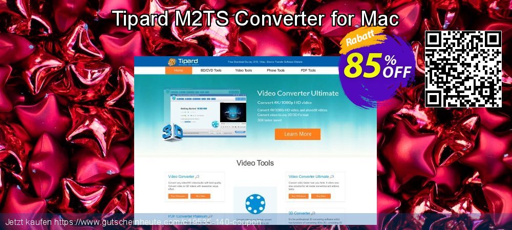Tipard M2TS Converter for Mac erstaunlich Promotionsangebot Bildschirmfoto