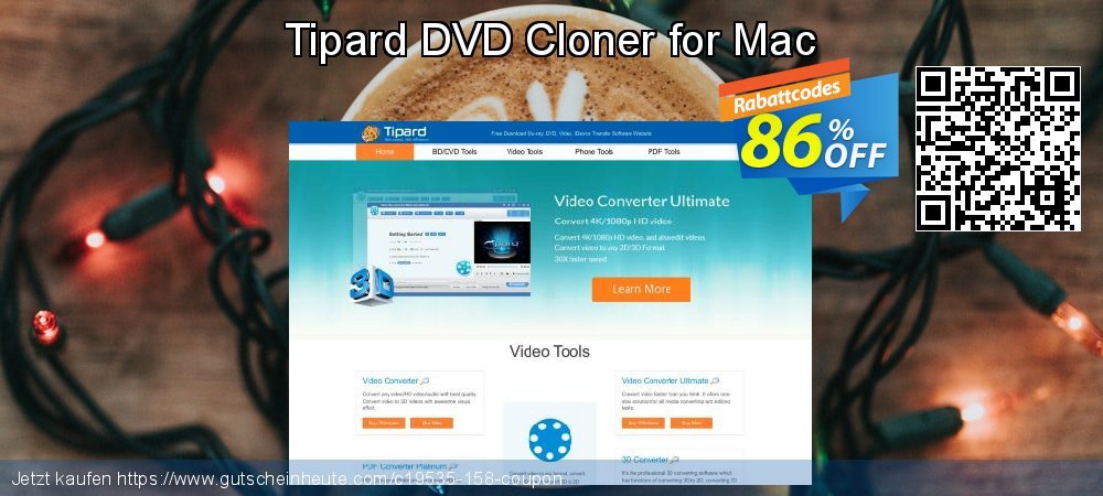 Tipard DVD Cloner for Mac umwerfende Nachlass Bildschirmfoto