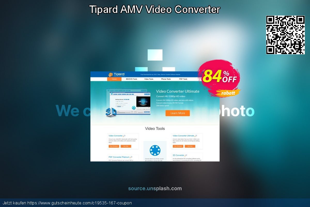 Tipard AMV Video Converter ausschließlich Förderung Bildschirmfoto