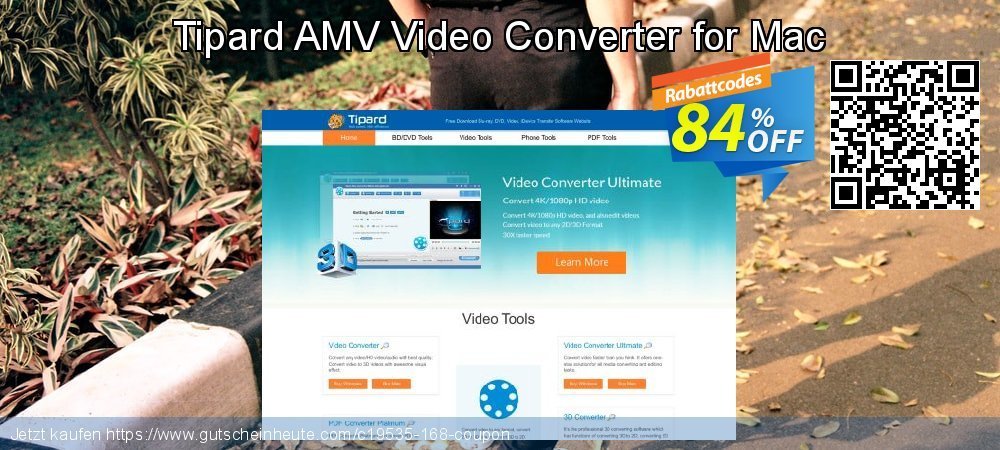 Tipard AMV Video Converter for Mac ausschließenden Beförderung Bildschirmfoto
