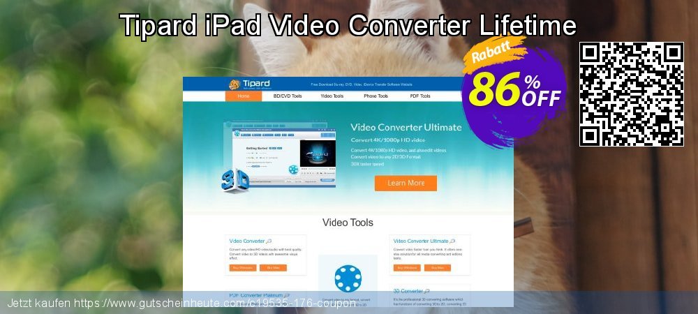 Tipard iPad Video Converter Lifetime atemberaubend Diskont Bildschirmfoto