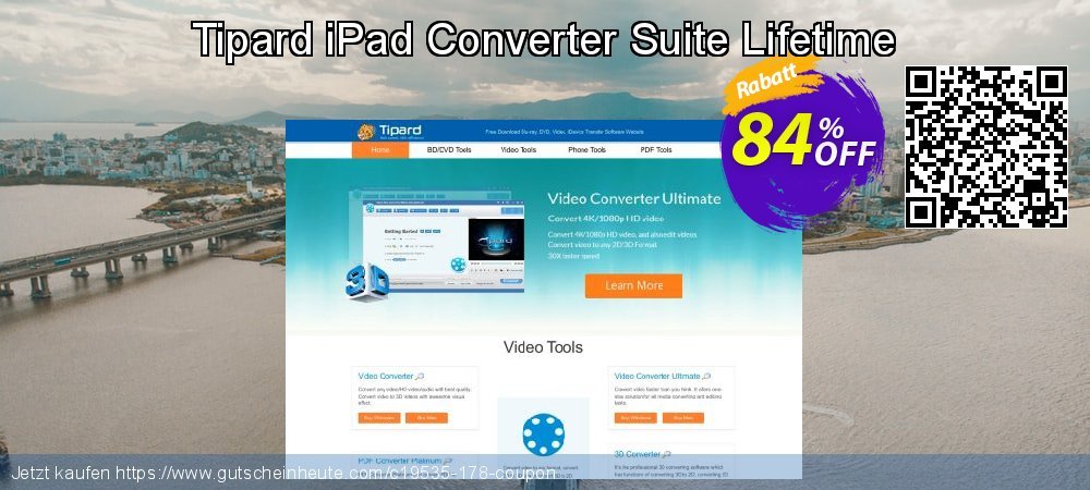 Tipard iPad Converter Suite Lifetime wunderschön Disagio Bildschirmfoto