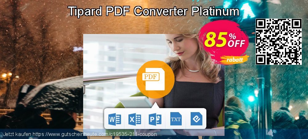 Tipard PDF Converter Platinum wundervoll Ermäßigung Bildschirmfoto