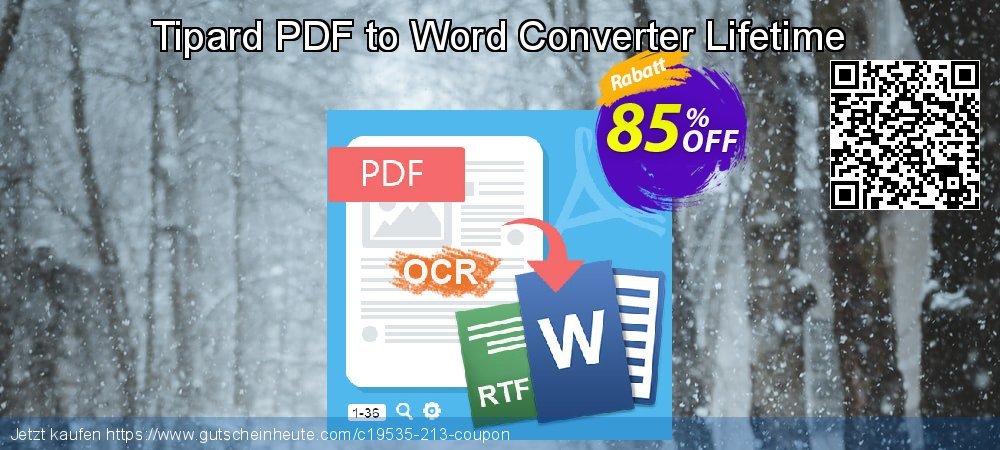 Tipard PDF to Word Converter Lifetime formidable Verkaufsförderung Bildschirmfoto