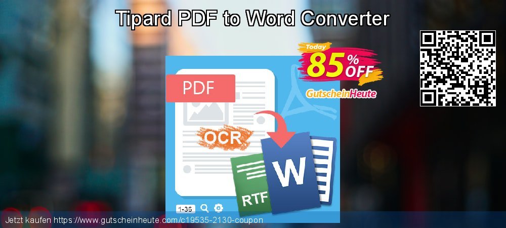 Tipard PDF to Word Converter exklusiv Preisnachlässe Bildschirmfoto