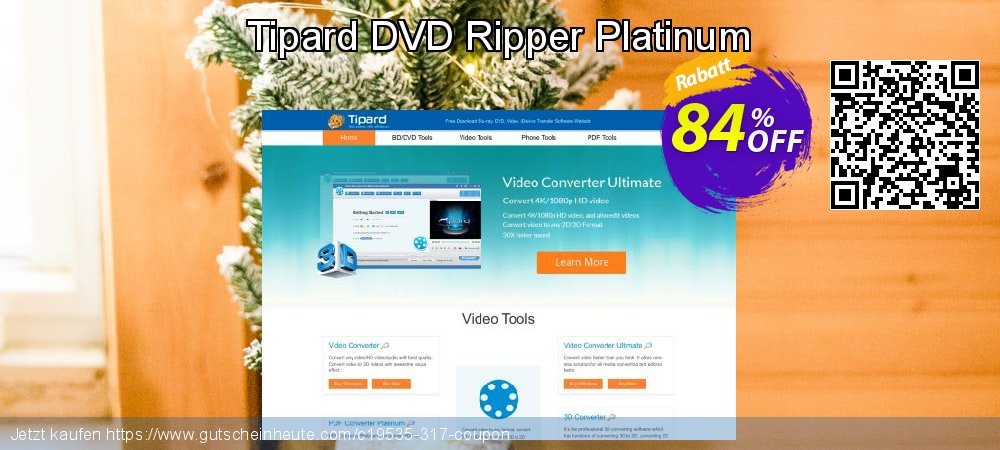 Tipard DVD Ripper Platinum genial Außendienst-Promotions Bildschirmfoto