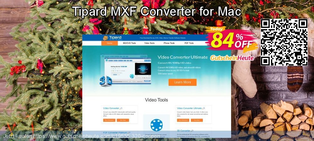 Tipard MXF Converter for Mac exklusiv Förderung Bildschirmfoto