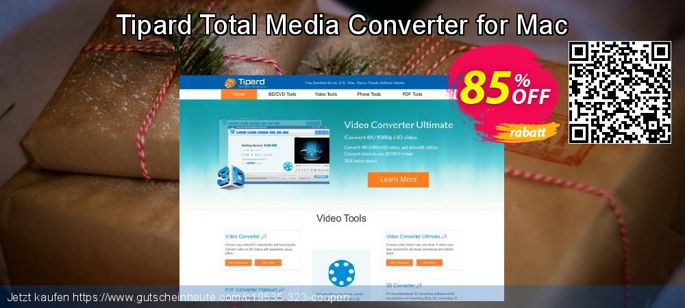 Tipard Total Media Converter for Mac ausschließenden Rabatt Bildschirmfoto