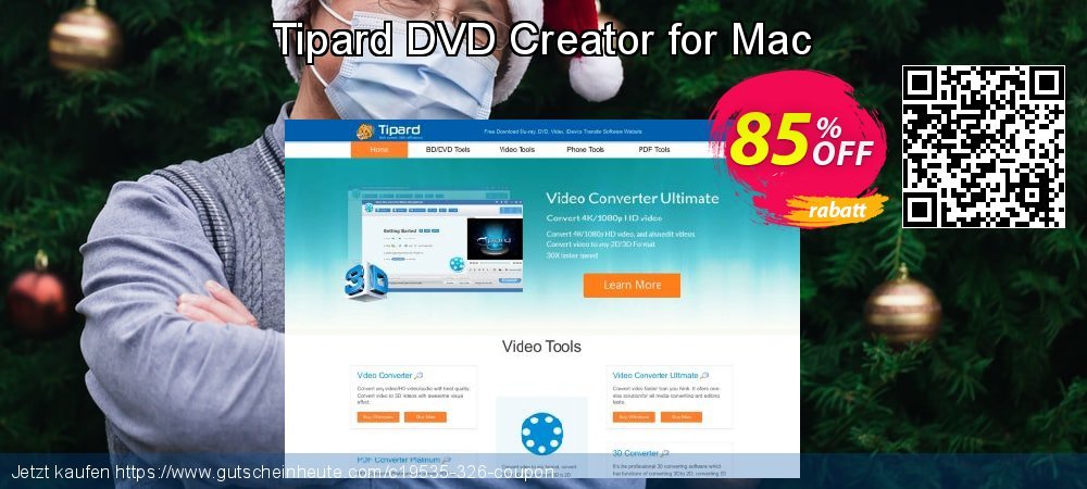 Tipard DVD Creator for Mac erstaunlich Angebote Bildschirmfoto