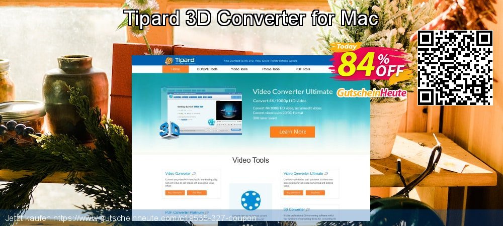 Tipard 3D Converter for Mac unglaublich Promotionsangebot Bildschirmfoto
