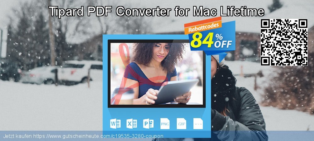 Tipard PDF Converter for Mac Lifetime ausschließenden Preisnachlass Bildschirmfoto