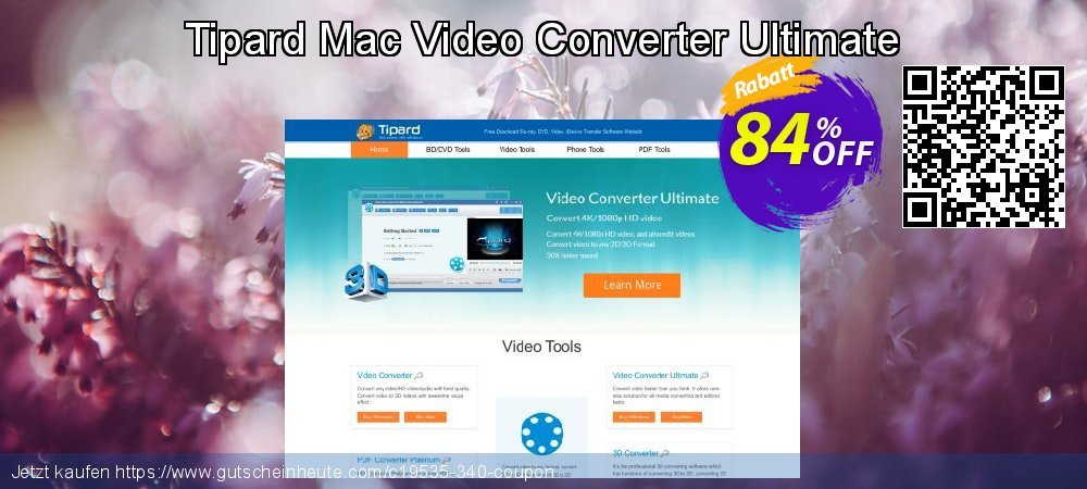 Tipard Mac Video Converter Ultimate Exzellent Rabatt Bildschirmfoto