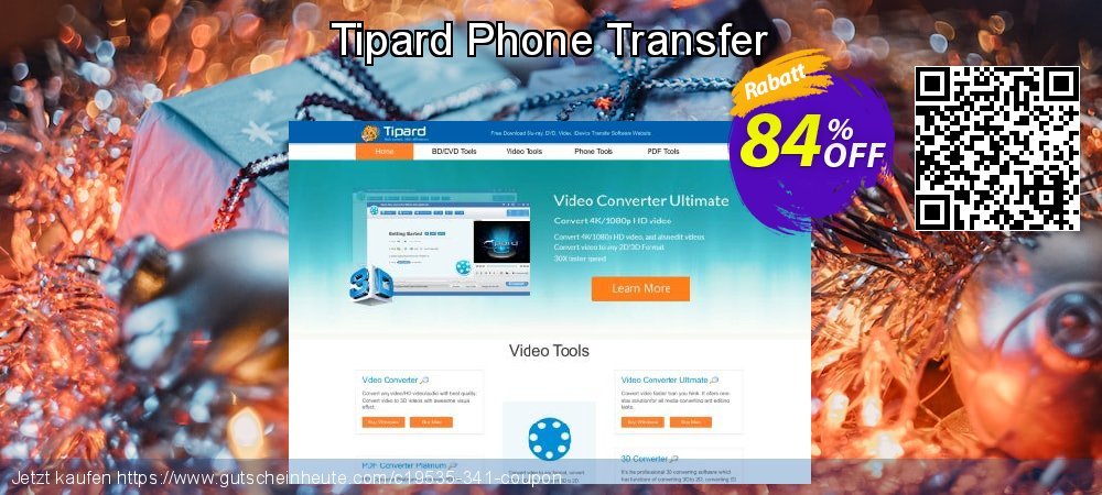 Tipard Phone Transfer beeindruckend Ermäßigungen Bildschirmfoto