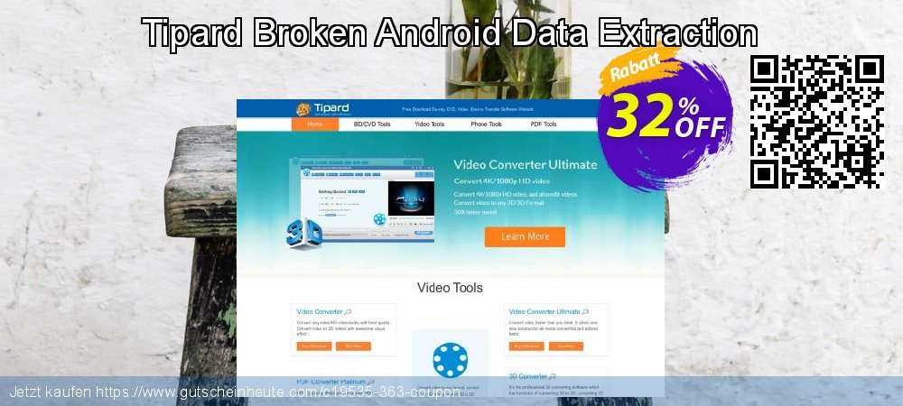 Tipard Broken Android Data Extraction super Diskont Bildschirmfoto