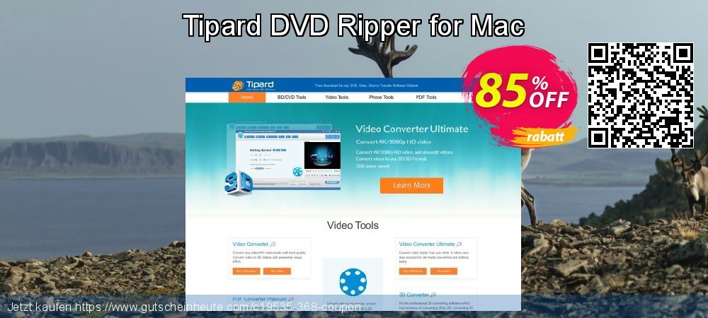Tipard DVD Ripper for Mac formidable Außendienst-Promotions Bildschirmfoto